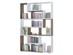 Стеллаж ПК-9, 6 шт. вариант 1 Дуб Делано/Белый Сокол