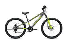Велосипед Forward Rise 24 2.0 Disc 2021 11" серый/зеленый