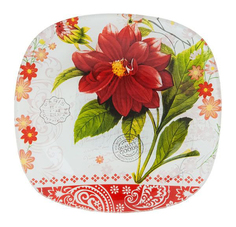 Блюдо Best Home Kitchen Красный кардинал (4х15х15 см)