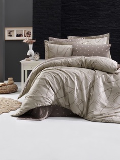 Постельное белье DOnCO Rovena цвет: бежевый (2 сп. евро) Do&Co