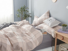 Постельное белье Cleo Levi цвет: синий (2 сп. евро)