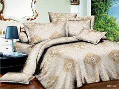 Постельное белье Cleo Kinsey цвет: песочный (2 сп. евро)