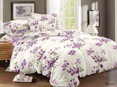 Постельное белье Cleo Viva цвет: сиреневый (семейное)