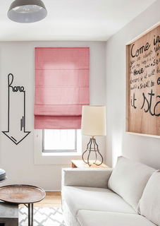 Римские шторы Эскар Натур цвет: розовый 120x175