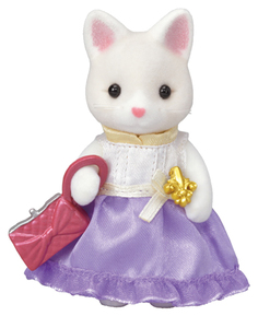 Игровой набор Sylvanian Families Дочка Шелковая кошка в городе 6003 Town Series