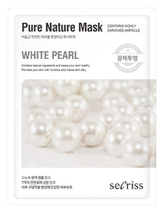 Маска для лица тканевая Secriss Pure Nature Mask Pack- White pearl 25мл Anskin