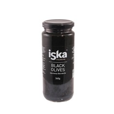 Маслины черные Iska без косточки 358 мл