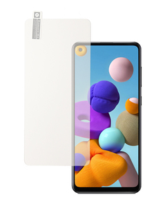 Защитное стекло (без рамки) для Samsung Galaxy A21S, прозрачное Aks Guard