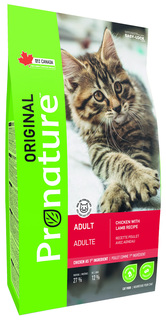Сухой корм для кошек Pronature Original, курица, ягненок, 2,27кг
