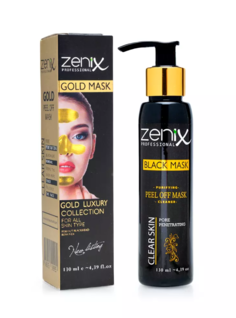 Маска для лица от черных точек Zenix Gold Mask Blackhead Remover