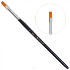 Кисть PLANET NAILS гелевая квадратная №6