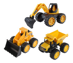 Строительная техника HTI Игровой набор JCB 1416234 3 машинки