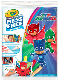 Раскраска Crayola Color Wonder Герои в масках с фломастерами