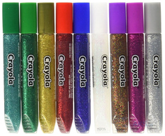 Клей с блестками Crayola Washable Glitter Clue 9 цветов