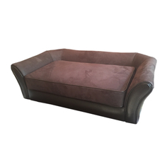 Лежак для собак FUNTIK-STORE Вестминстер, диван, коричневый, 107х58х26 см