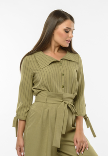 Блуза женская Remix 4761 зеленая 42 RU