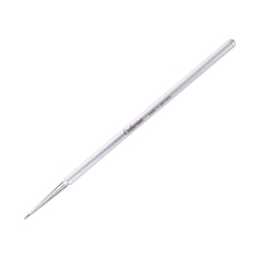 Кисть Nail Art Fein ("Тонкая"), красная куница Catherine