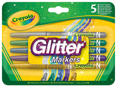 Набор блестящих фломастеров, 5 шт. Crayola