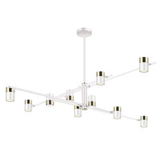 Подвесная люстра Lumien Hall SAURIS LH8020/10P-WT-GD