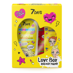 Подарочный набор средств по уходу за кожей лица и волосами 7DAYS LOVE BOX ВСЕМОГУЩИЙ