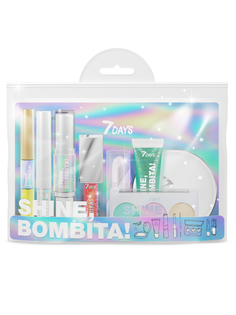 Подарочный набор для макияжа 7DAYS SHINE, BOMBITA! / №7 Phantom, 8 средств