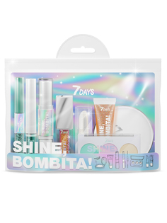 Подарочный набор для макияжа 7DAYS SHINE, BOMBITA! / №5 Rockstar, 8 средств