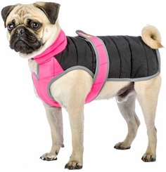 Жилет для собак Ferplast Bomber Fuchsia, женский, розовый, черный, длина спины 31 см