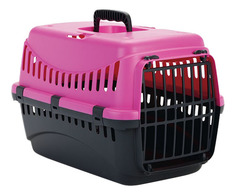 Переноска для животных Beeztees 26x45x29см розовый