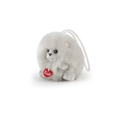 Мягкая игрушка Trudi Серый котенок-пушистик на веревочке, 11 см
