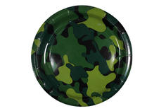 Тарелка бумажная Милитари 18 см 6 шт ГК Сфера