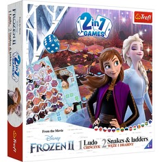 Настольная игра Trefl Змеи и лестницы Frozen 2 02068T