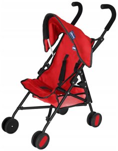 Коляска трость для кукол Chicco Echo Stroller, красная 1423684.00