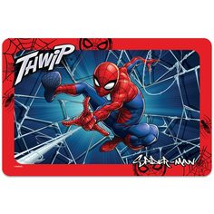 Коврик под миску для животных Triol , Marvel Человек-паук, прямоугольная, 430*280мм