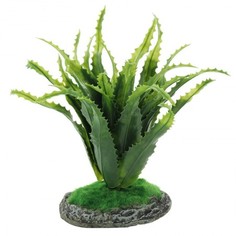 Искусственное растение для террариума Repti-Zoo Алоэ 20 см, пластик