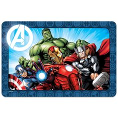 Коврик под миску для животных Triol Marvel Мстители, прямоугольная, 430*280мм