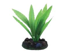 Искусственное растение для аквариума Laguna Апоногетон 13 см, пластик, керамика