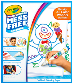 Волшебные листы для рисования Crayola Color Wonder 30 штук