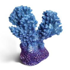 Искусственный коралл Laguna Акропора мини, синий, 5.5х5.5х3.2 см