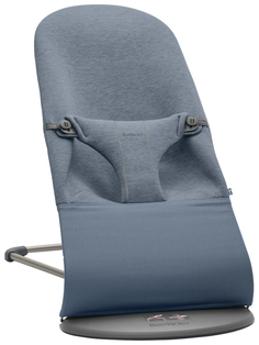 Детский шезлонг BabyBjorn "Bliss Mesh", цвет: пепельно-синий BabybjÖrn