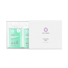 2 капсулы мыла-пенки для рук DutyBox серии Hands в пенале с ароматом Шалфей-Мята (2*50мл)