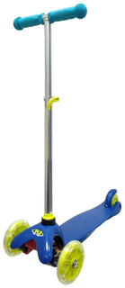 Самокат-кикборд (светятся колеса), синий Navigator