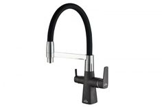 Смеситель Steel Hammer SH 818-6 BLACK CR для кухонной мойки Zorg
