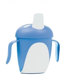 Чашка-непроливайка Canpol Babies Penguins синяя 240 мл