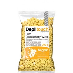 Воск для депиляции пленочный Depiltouch Film Depilatory Wax Argan в гранулах 200 гр