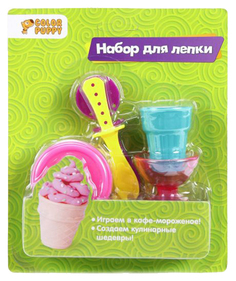 Паста для лепки Color Puppy Стаканчик мороженого аксессуары 637009