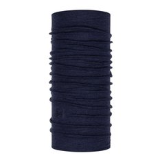 Шарф-труба Buff Midweght Merino Wool, night blue melange, One Size