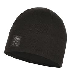 Шапка Buff Active Collection Knitted & Fleece Hat Solid, solid black