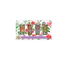 Набор Рецепты бабушки Агафьи "Цветочная коллекция для любимой мамы", 30 мл х 4 шт