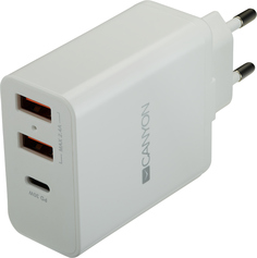 Сетевое зарядное устройство Canyon CNE-CHA 08 W White