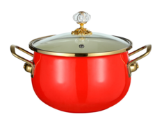Кастрюля с крышкой ZEIDAN Z-80116-01 SCARLET 4л
